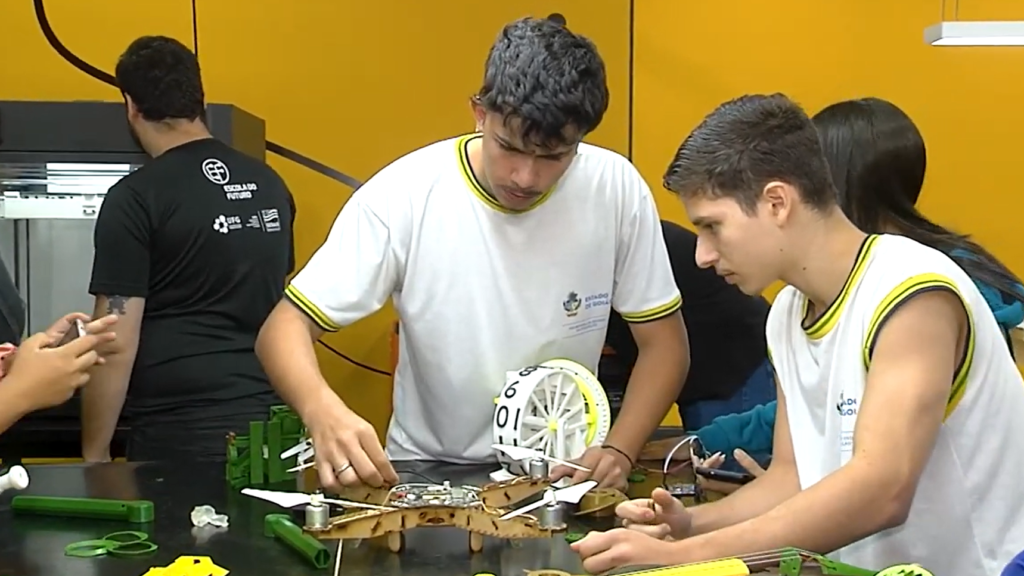 Escola do Futuro e tecnologia (Foto: Sagres TV)